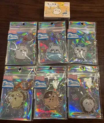 치이카와 (먼작귀) 푹신푹신 키링 6종 메탈 참 컬렉션 1종