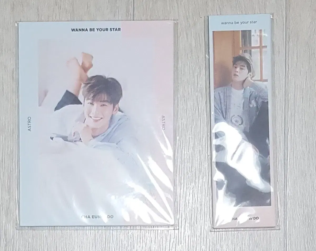 아스트로 메이크스타 책갈피 엽서 6인 일괄 차은우