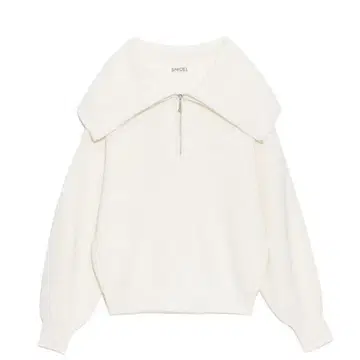 SNIDEL SWNT224145 화이트 니트 스웨터