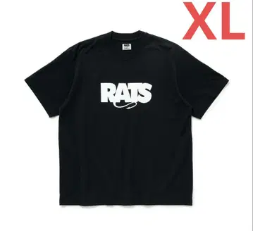 RATS BOX LOGO WAY OF LIFE TEE 블랙 로고 T