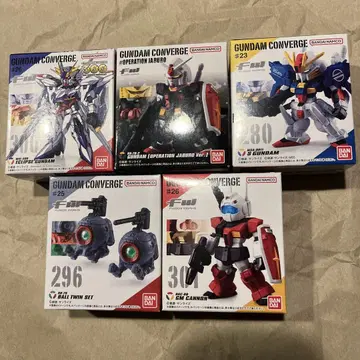 A 세트 GUNDAM CONVERGE 5개