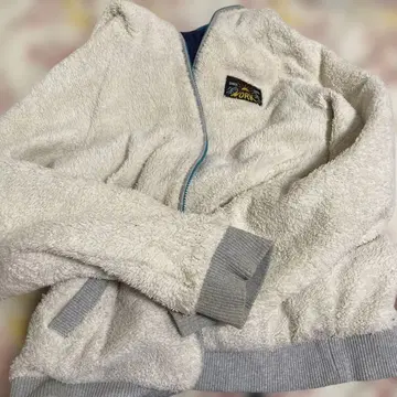 플리스 자켓 아이보리