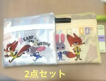 디즈니 토피아 에코백 쇼핑백 2개 세트