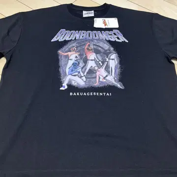 미사용 새상품 폭상전대 분붐저 BAKUAGESENTAI 티셔츠 M