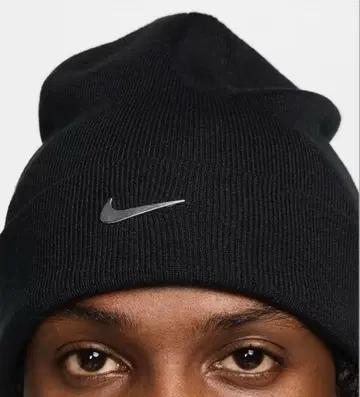 Nike 블랙 니트 모자 비니