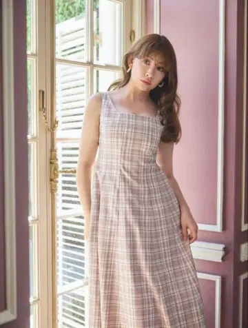 헤르립토 패딩턴 롱 드레스 S