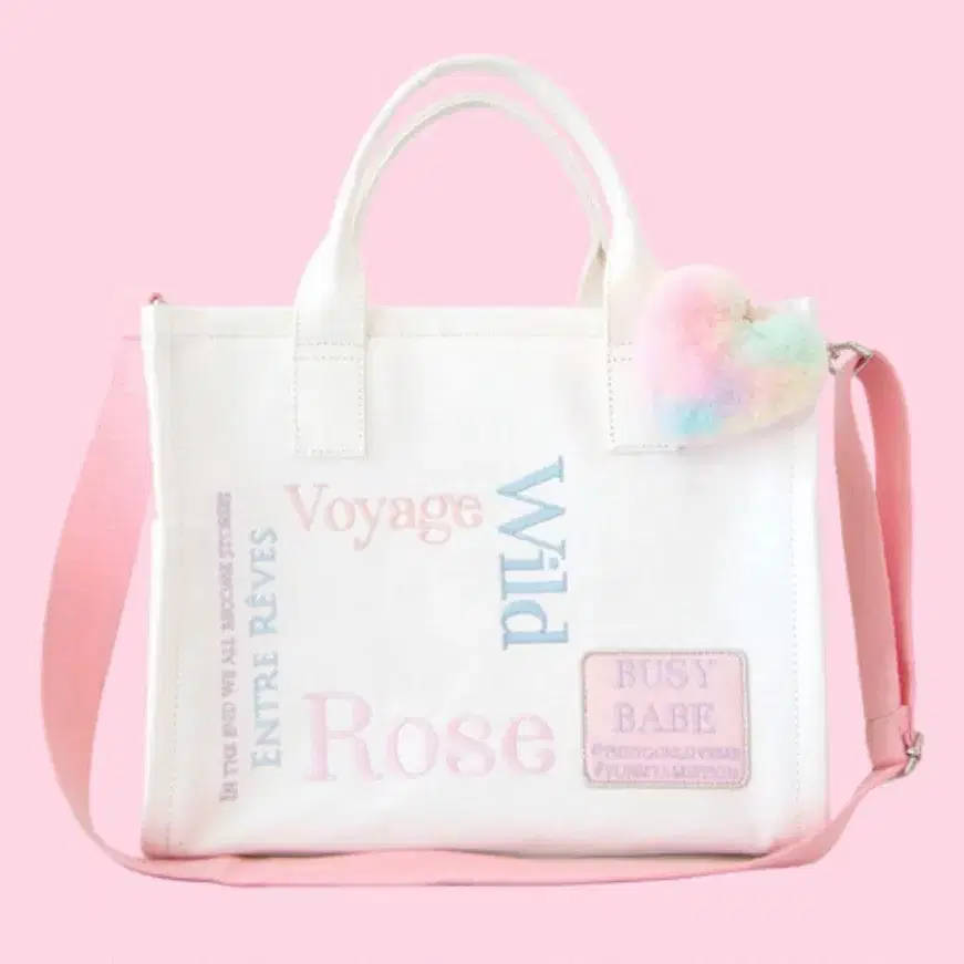 【Entre Reves】THE WILD TOTE BABY PINK MINI b325bb0c2144479e852a4cd329da28