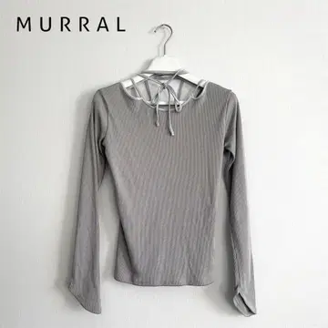 새상품급 뮤럴 Ivy long sleeve top 홀터넥 탑