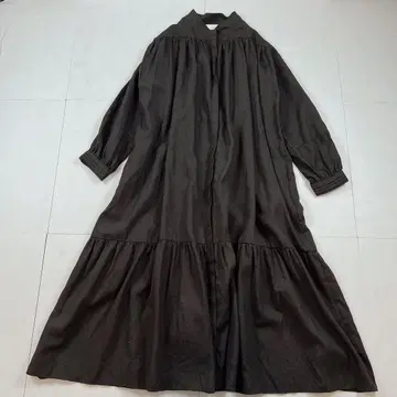 naturalbyCLIP 내추럴 바이 클립 프론트 오픈 원피스 린넨 혼방