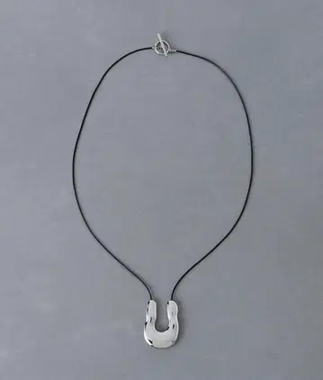 UNITED ARROWS 오가닉 U 쉐이프 목걸이