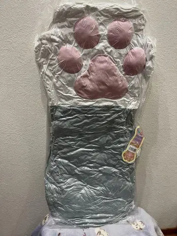 미개봉 새상품 80cm 특대형 거대한 고양이 봉제 인형 2개 그레이 삭스