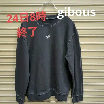 gibous 맨투맨 여성용 F 블랙