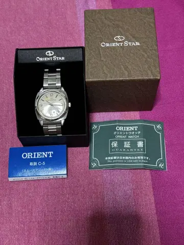 ORIENT STAR 오토매틱 손목시계 실버