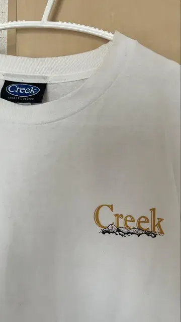 Creek 긴팔 티셔츠 화이트