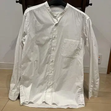 corpo ipanema 화이트 노카라 긴팔 셔츠