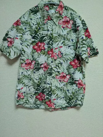 uniform experiment 플라워 프린트 반팔 셔츠 사이즈 2