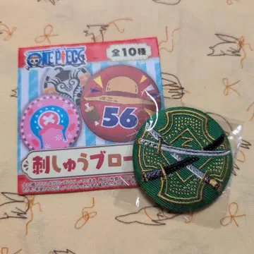 ONEPIECE 자수 브로치 캔뱃지 조로