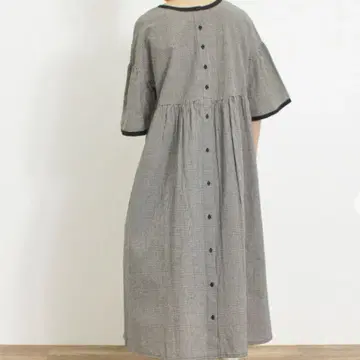 사만사 모스모스 배색 파이핑 앞뒤 2WAY 원피스