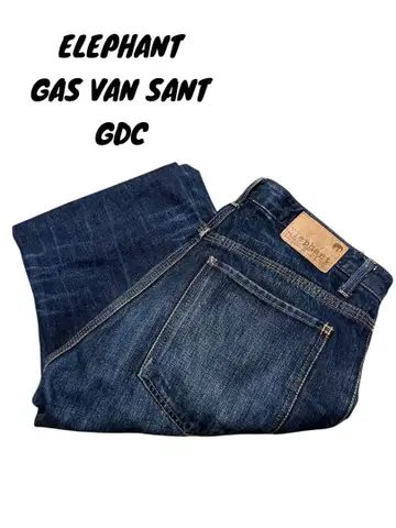 ELEPHANT GAS VAN SANT GDC 버튼 플라이 데님 팬츠