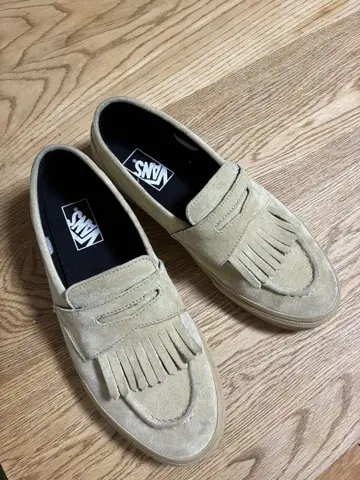 VANS LOAFER 반스 로퍼 스웨이드 베이지 26.5cm