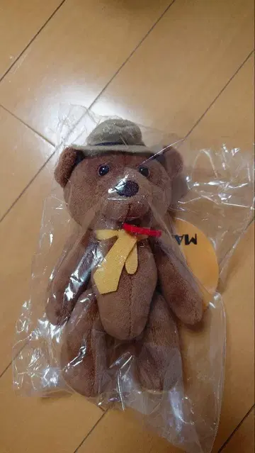 마로우 곰 41주년 기념 봉제 인형 비커 푸딩