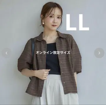 mysa 다나카 리나 시마무라 퍼프 소매 숏 셔츠