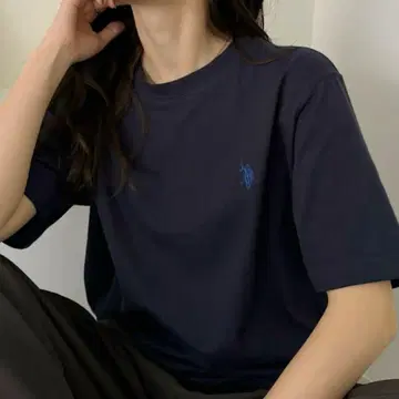 U.S. POLO ASSN. 베이직 크루넥 반팔 티셔츠