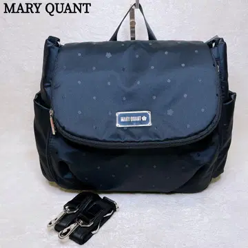 MARY QUANT 마리콴트 백팩 숄더백 블랙 3way