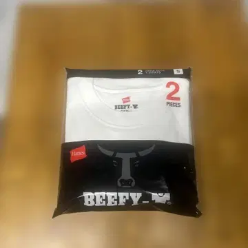 Hanes BEEFY-T 화이트 S 사이즈 티셔츠 2장 세트