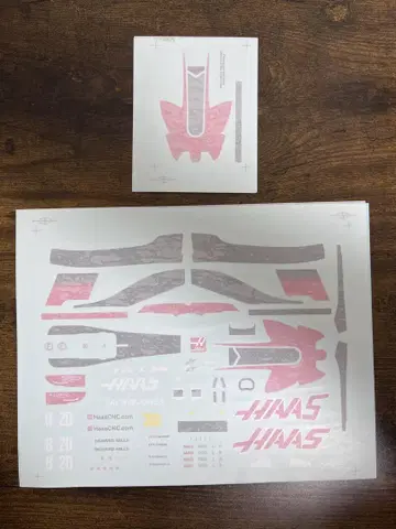 1/20 Haas F1 Team 데칼 시트 VF-18