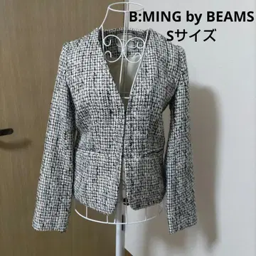 빔즈 트위드 노라펠 자켓 S