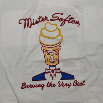 00년대 Mister Softee 티셔츠 구제 의류 ny