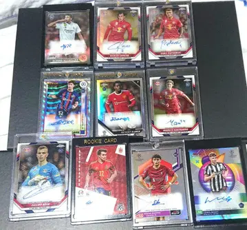 topps soccer auto 친필 사인 rc panini 카드