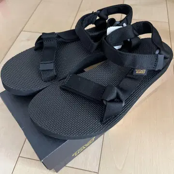 Teva 여성용 샌들 블랙 25cm