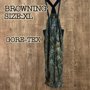 BROWNING 오버롤 고어텍스 XL 카키 리얼트리 카모플라쥬