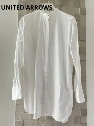 유나이티드 애로우즈 밴드 카라 셔츠