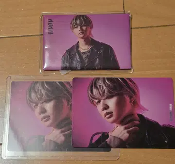 BE:FIRST JUNON 트레이딩 카드 2장 캔뱃지
