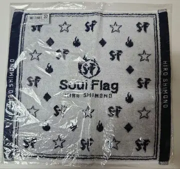 시모노 히로시 Soul Flag 핸드 타월