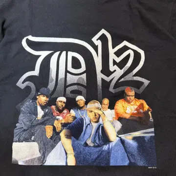00's " D12/ EMINEM 에미넴 " 랩 티셔츠 공식