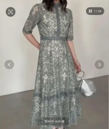 배색 사다리 레이스 절개 드레스 결혼식 파티 드레스 포멀 드레스