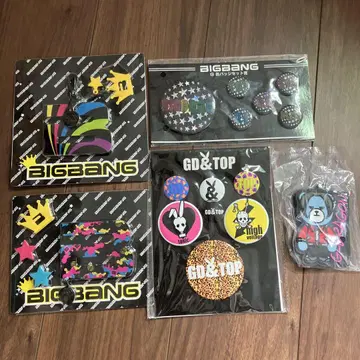 BIGBANG 키링 캔뱃지 세트