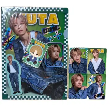 코무돗토 복권 vol.2 유타 클리어 파일 트레이딩 카드 4장