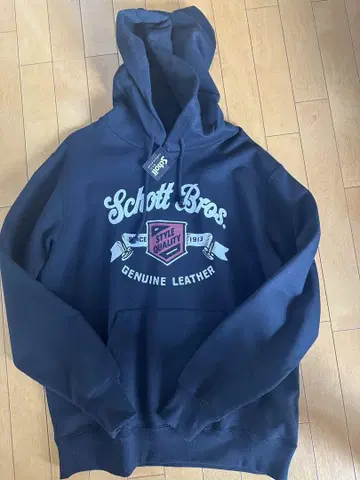 Schott 후드 부착 후드티 L