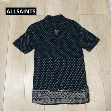 ALLSAINTS 올세인츠 오픈 카라 셔츠 레이온