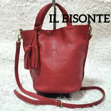 IL BISONTE 일비종떼 태슬 버킷형 숄더백 2way 새상품급