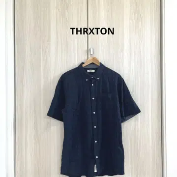 THRTOX 네이비 빅 사이즈 셔츠 4L 사이즈
