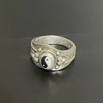 silver 925 음양 모티브 반지 10.5호 빈티지
