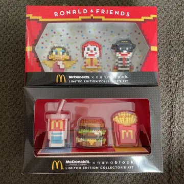 McDonald's x nanoblock 한정판 컬렉터즈 키트