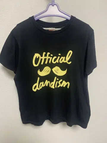Officialdism 초기 로고 티셔츠 블랙 S-M 히게단