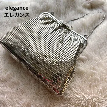 우아함 elegance 골드 메쉬 클러치 파티 백
